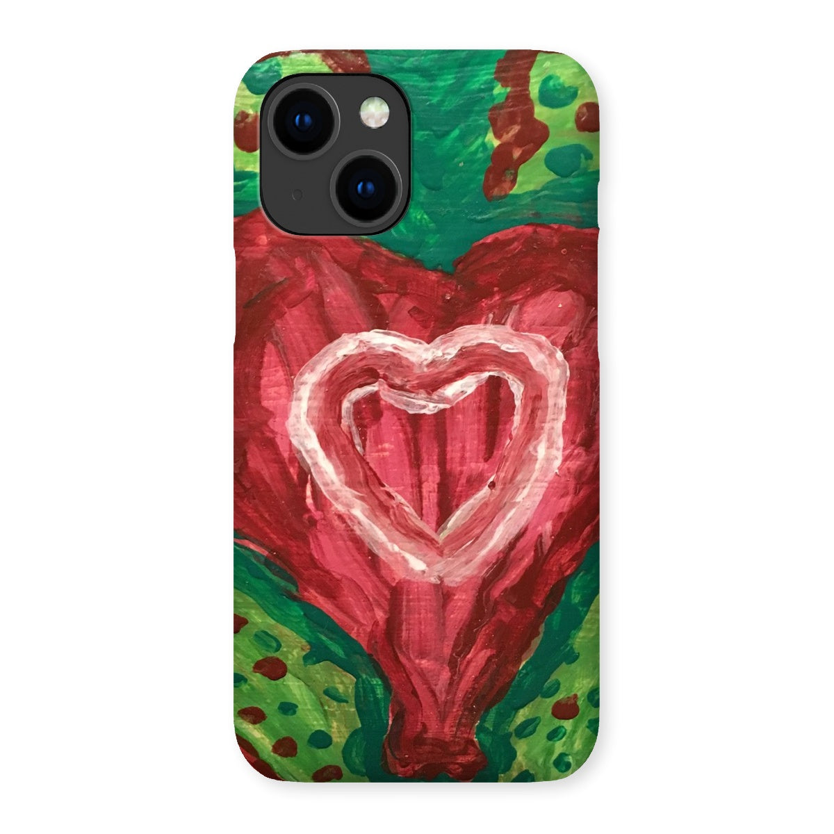 SACRED HEART OF THE SEED OF LIFE SNAP PHONE CASE