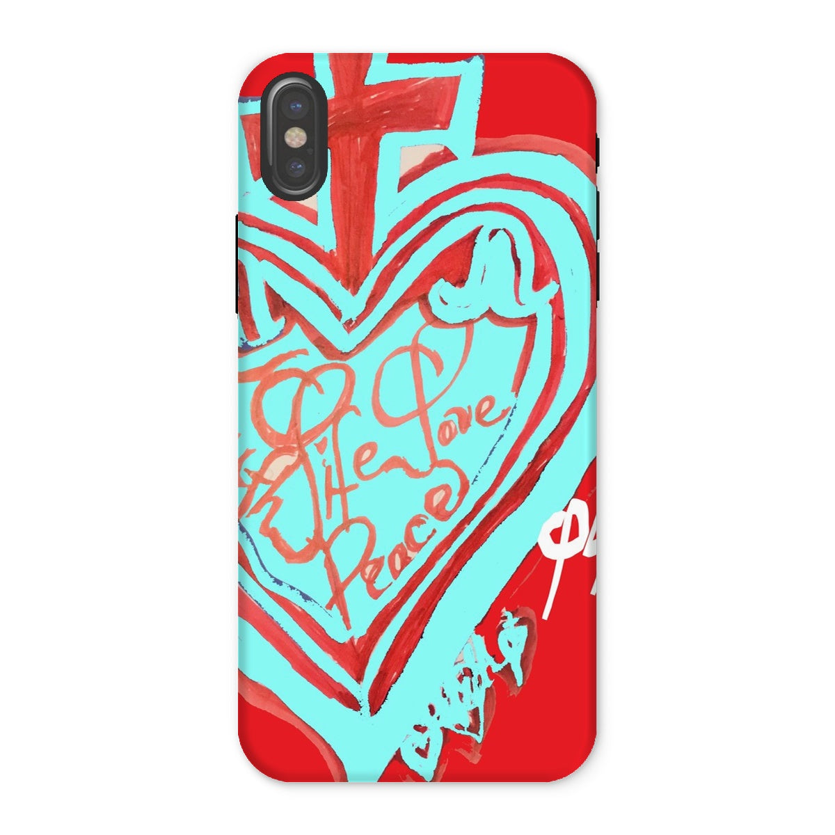 SACRED HEART OF HAPPINESS TOUGH PHONE CASE