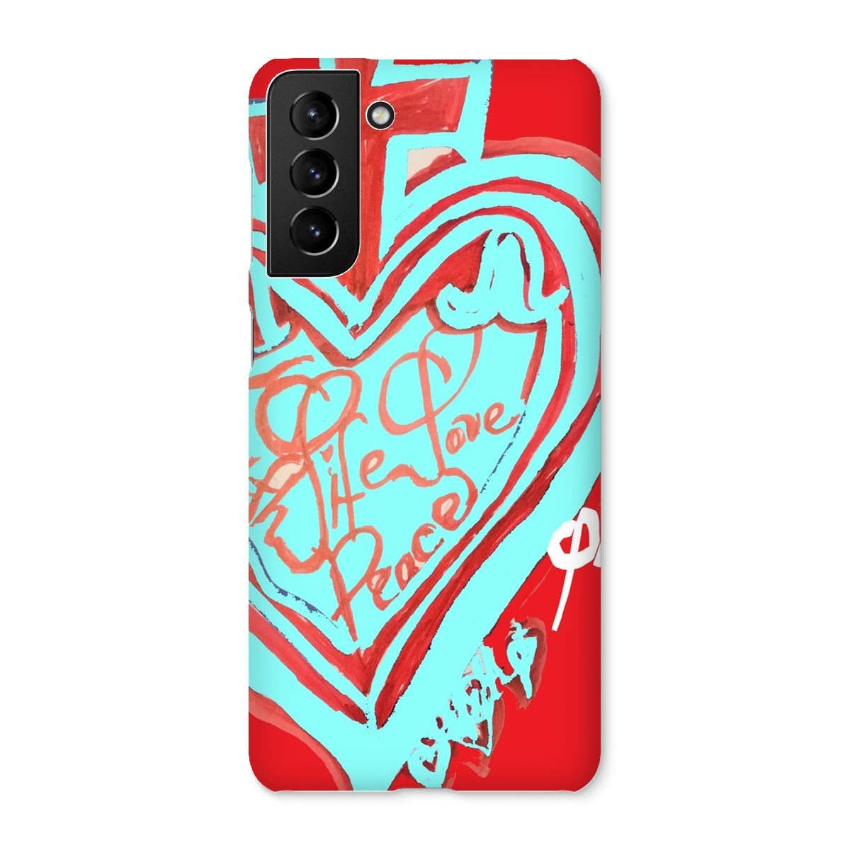 SACRED HEART OF HAPPINESS SNAP PHONE CASE