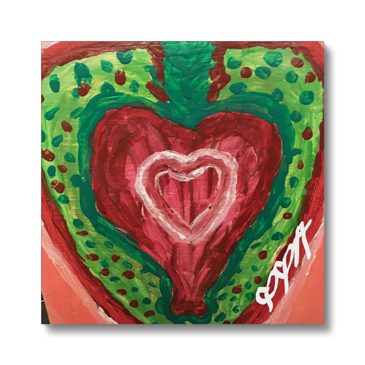 SACRED HEART OF THE SEED OF LIFE ECO CANVAS