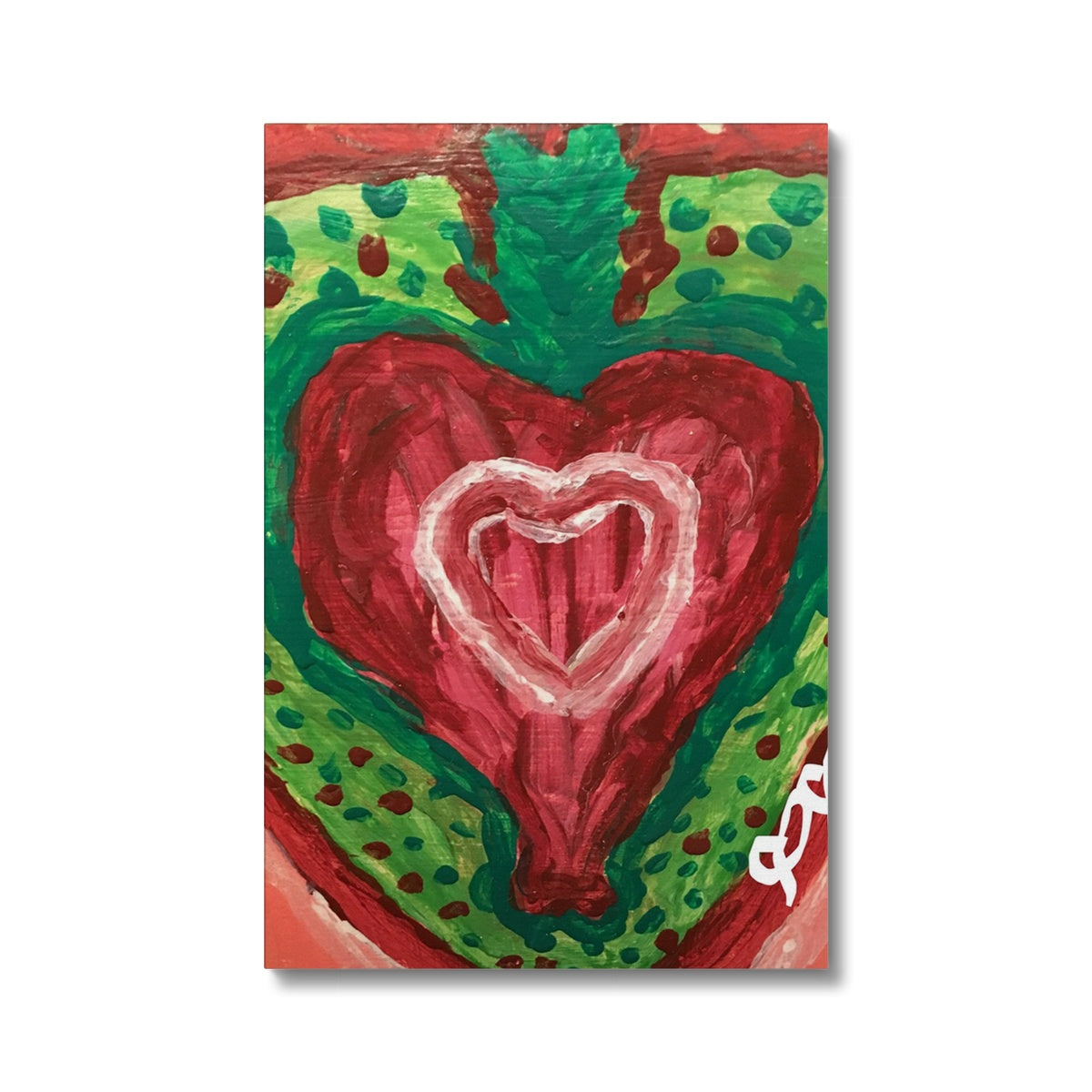 SACRED HEART OF THE SEED OF LIFE ECO CANVAS