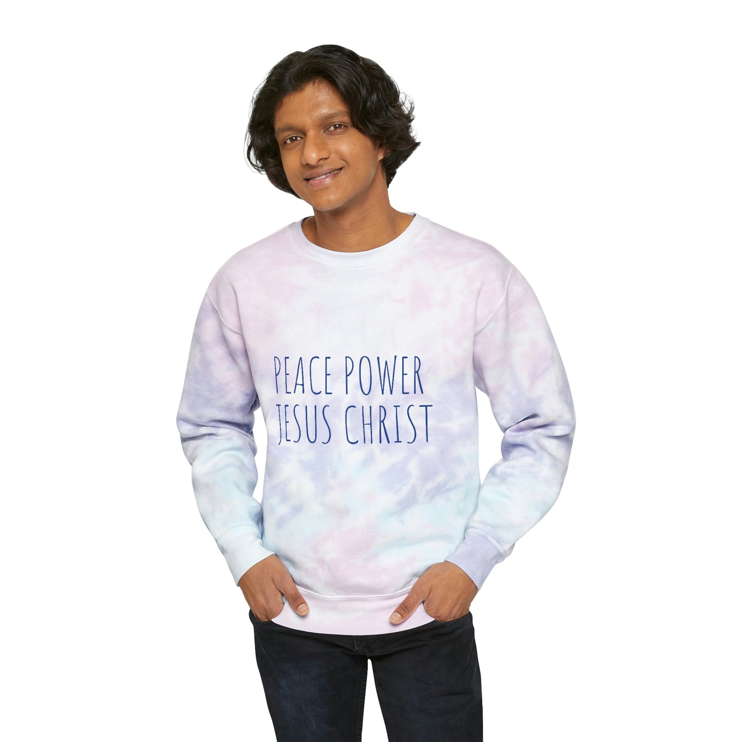 PEACE POWER JESUS CHRIST SWEATSHIRT FOR MEN AND WOMEN