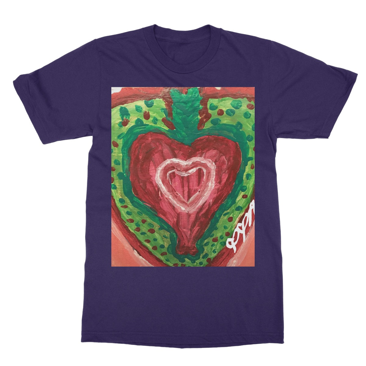 SACRED HEART OF THE SEED OF LIFE SOFTSTYLE T-SHIRT