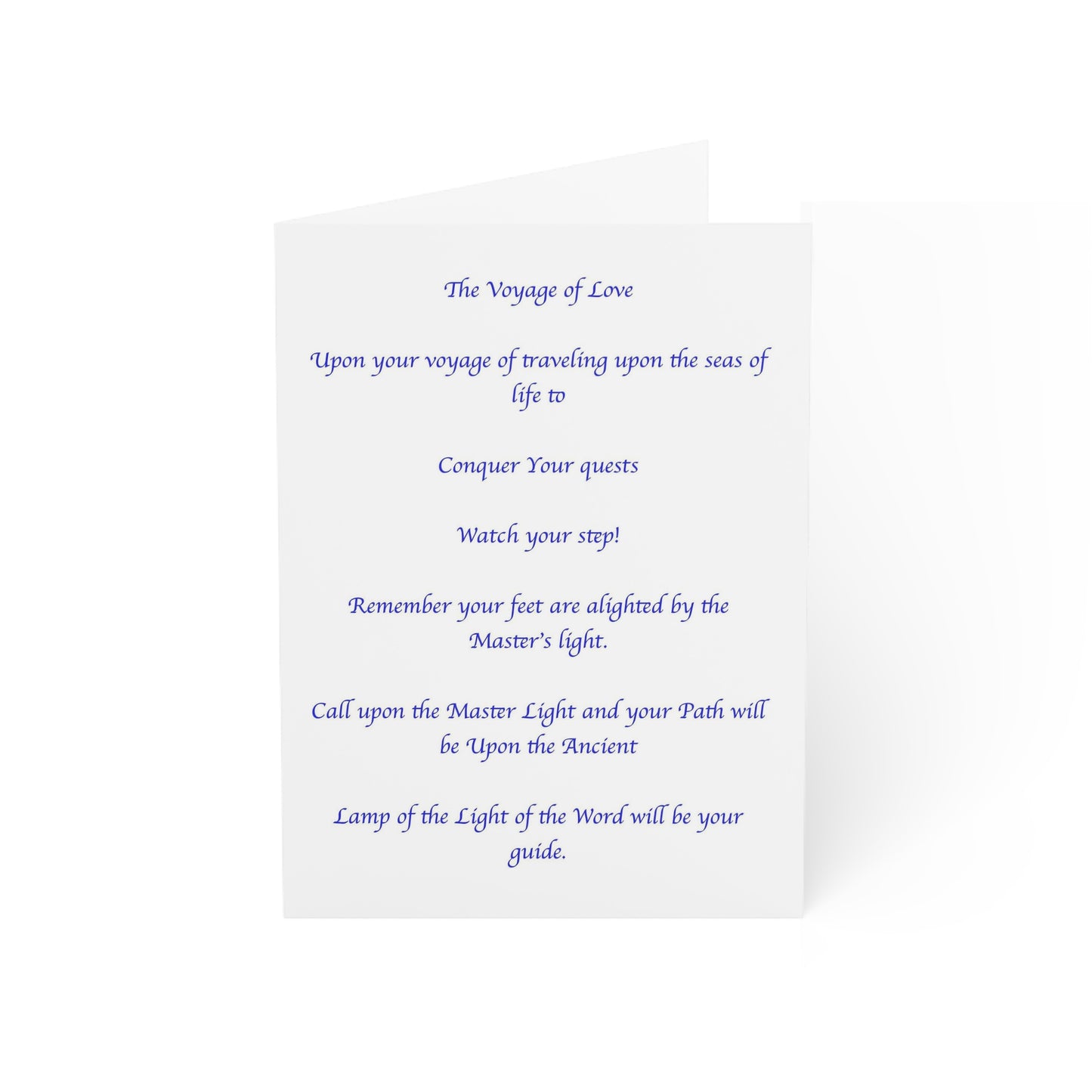 THE VOYAGE OF LOVE CARDS (Greeting Cards (1, 10, 30, and 50pcs))