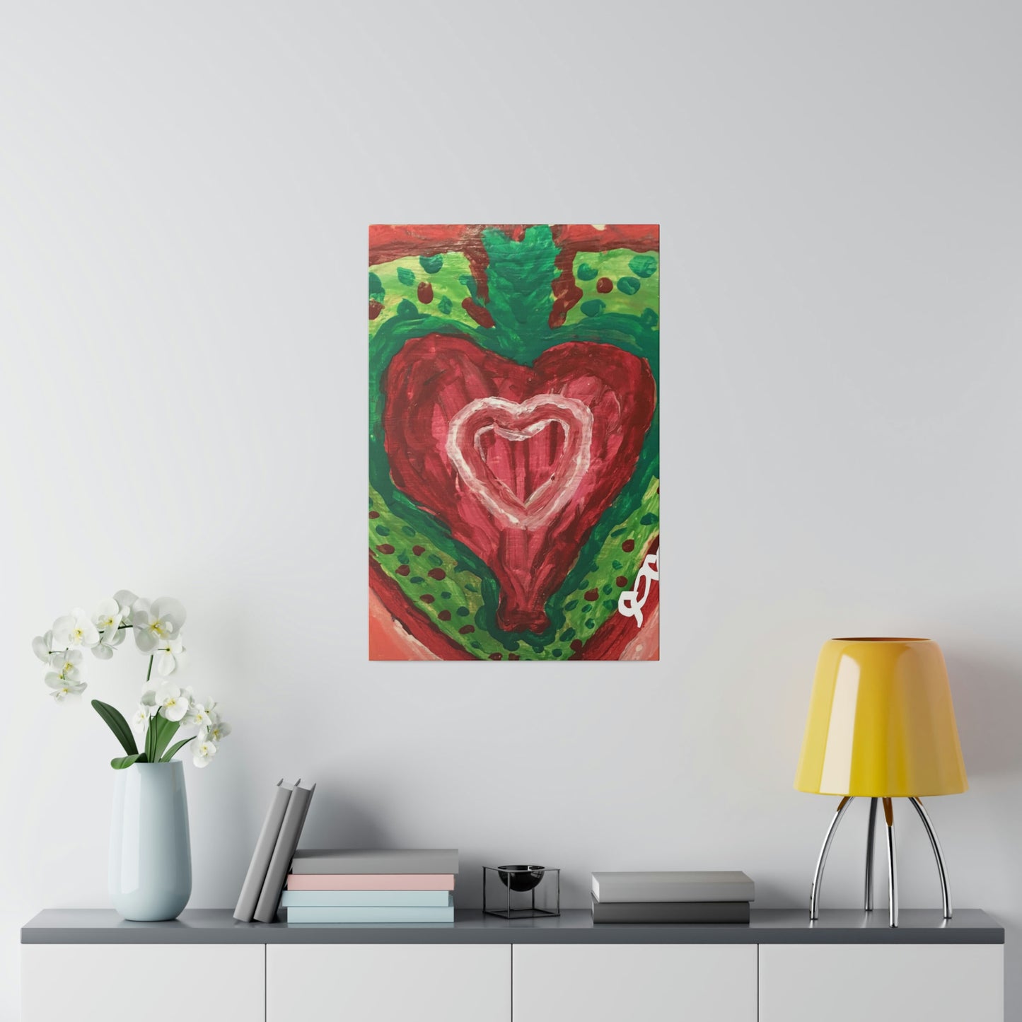 SACRED HEART OF THE SEED OF LIFE MATTE CANVAS (Stretched, 0.75")