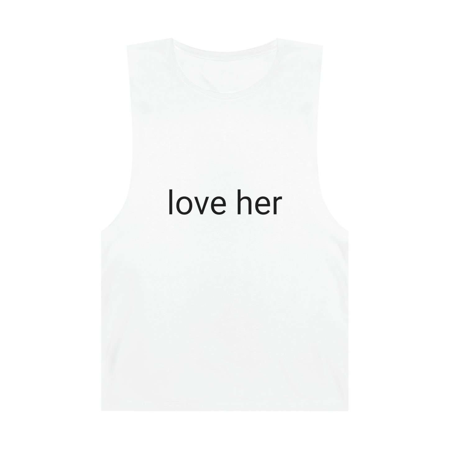 love her (Unisex Barnard Tank)