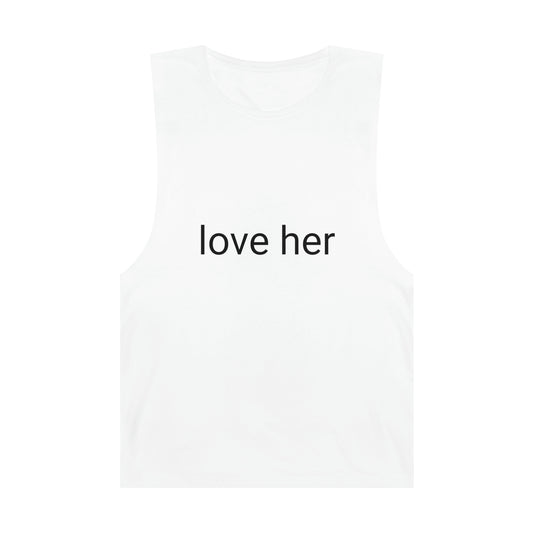 love her (Unisex Barnard Tank)