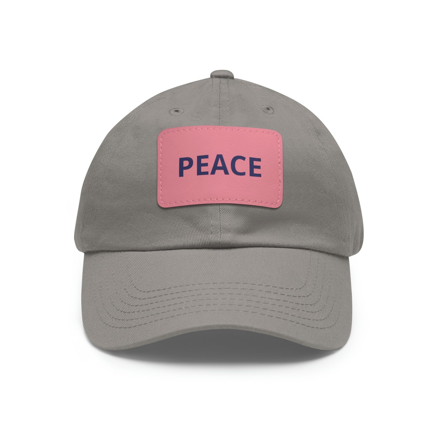 PEACE HAT WITH LEATHER PATCH