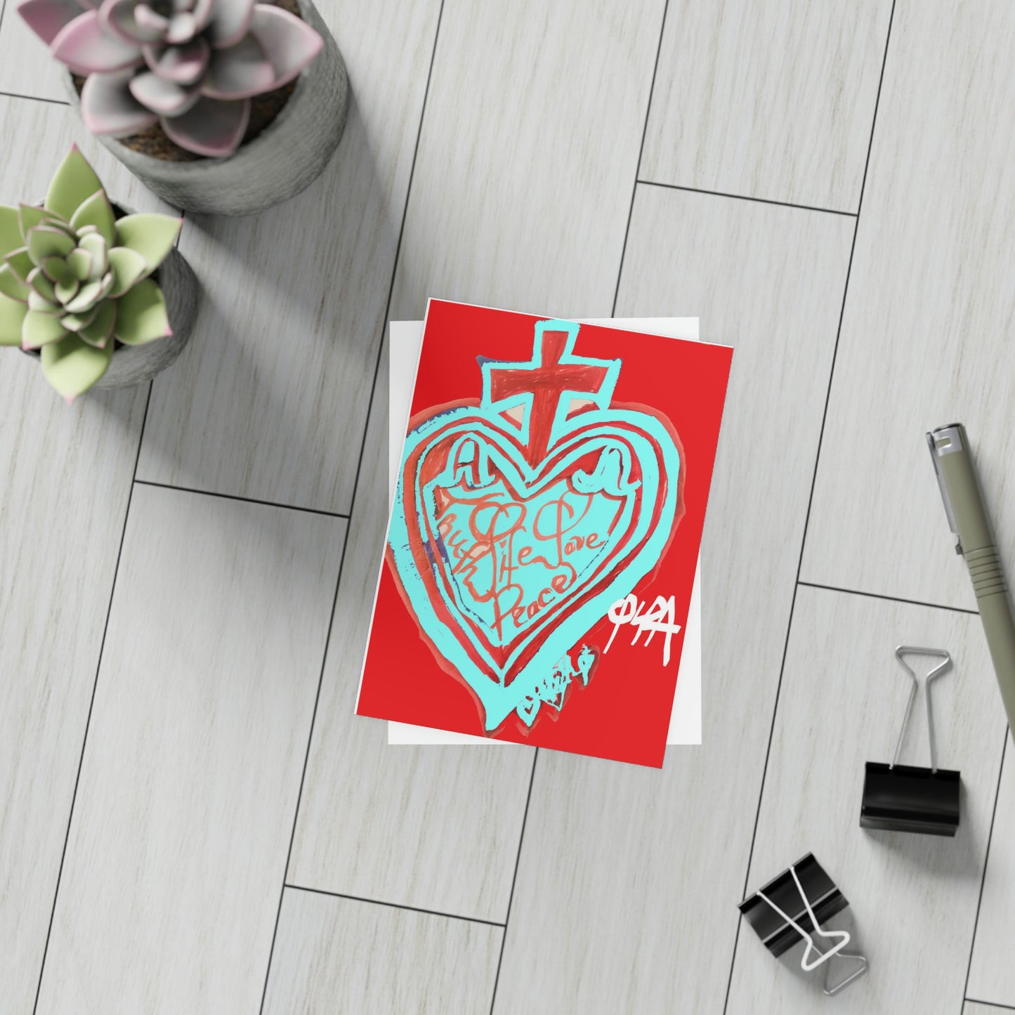 SACRED HEART OF LIFE CARDS (Greeting Card Bundles (10, 30, 50 pcs))