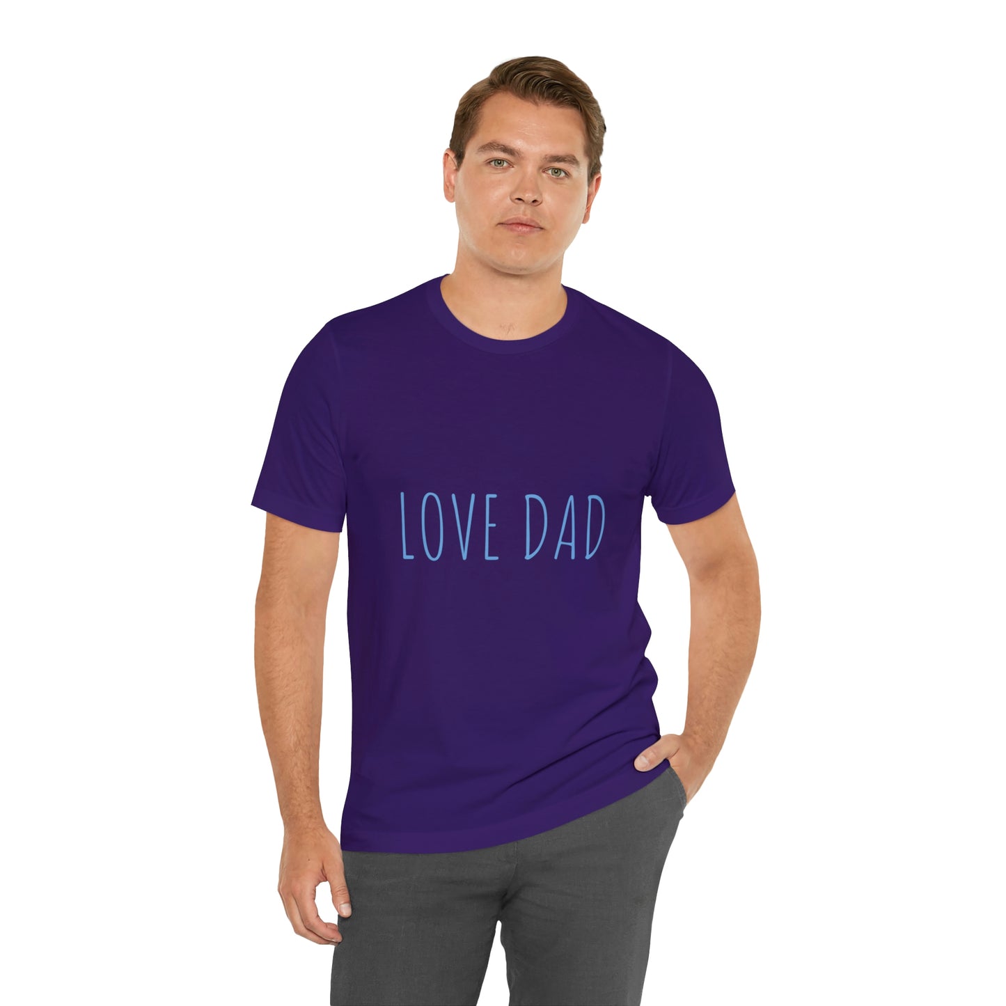 LOVE DAD TEE (Unisex Jersey Short Sleeve Tee)