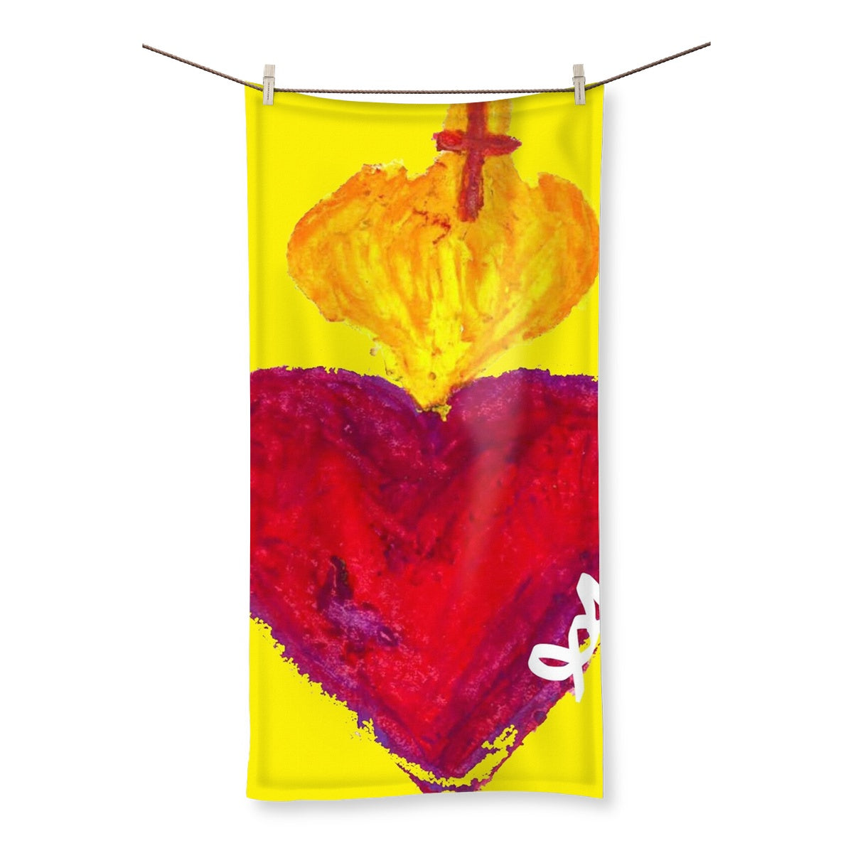 SACRED HEART ETERNAL LOVE TOWEL