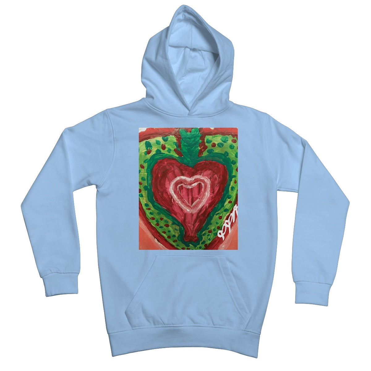 SACRED HEART OF THE SEED OF LIFE KIDS HOODIE