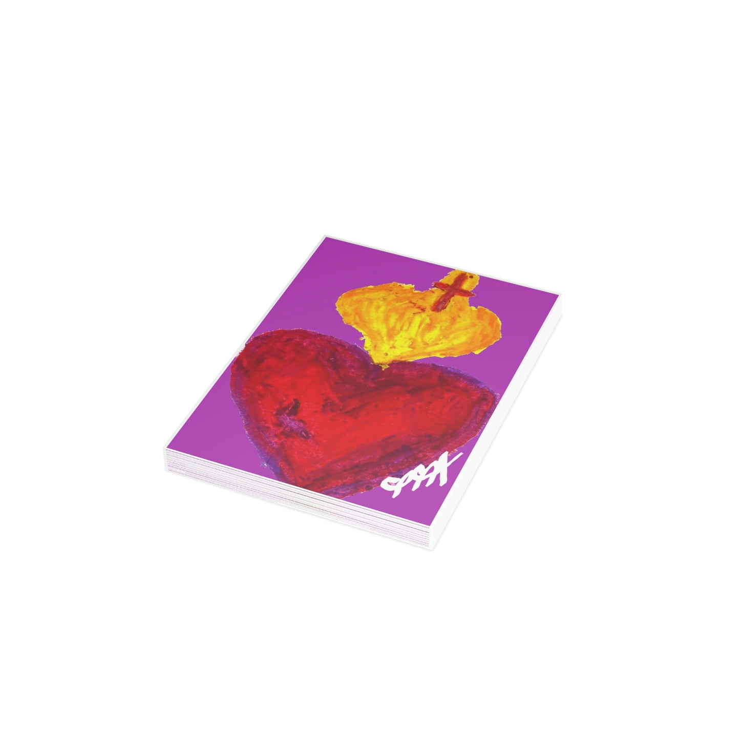 SACRED HEART PURPLE DAY CARDS (Greeting Card Bundles (10, 30, 50 pcs))