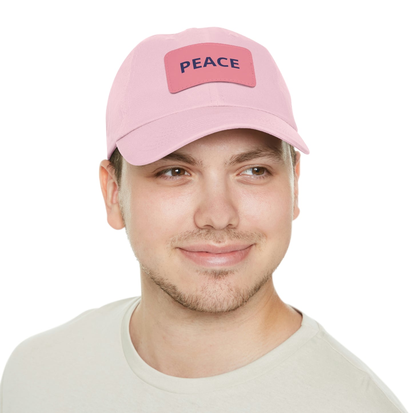 PEACE HAT WITH LEATHER PATCH