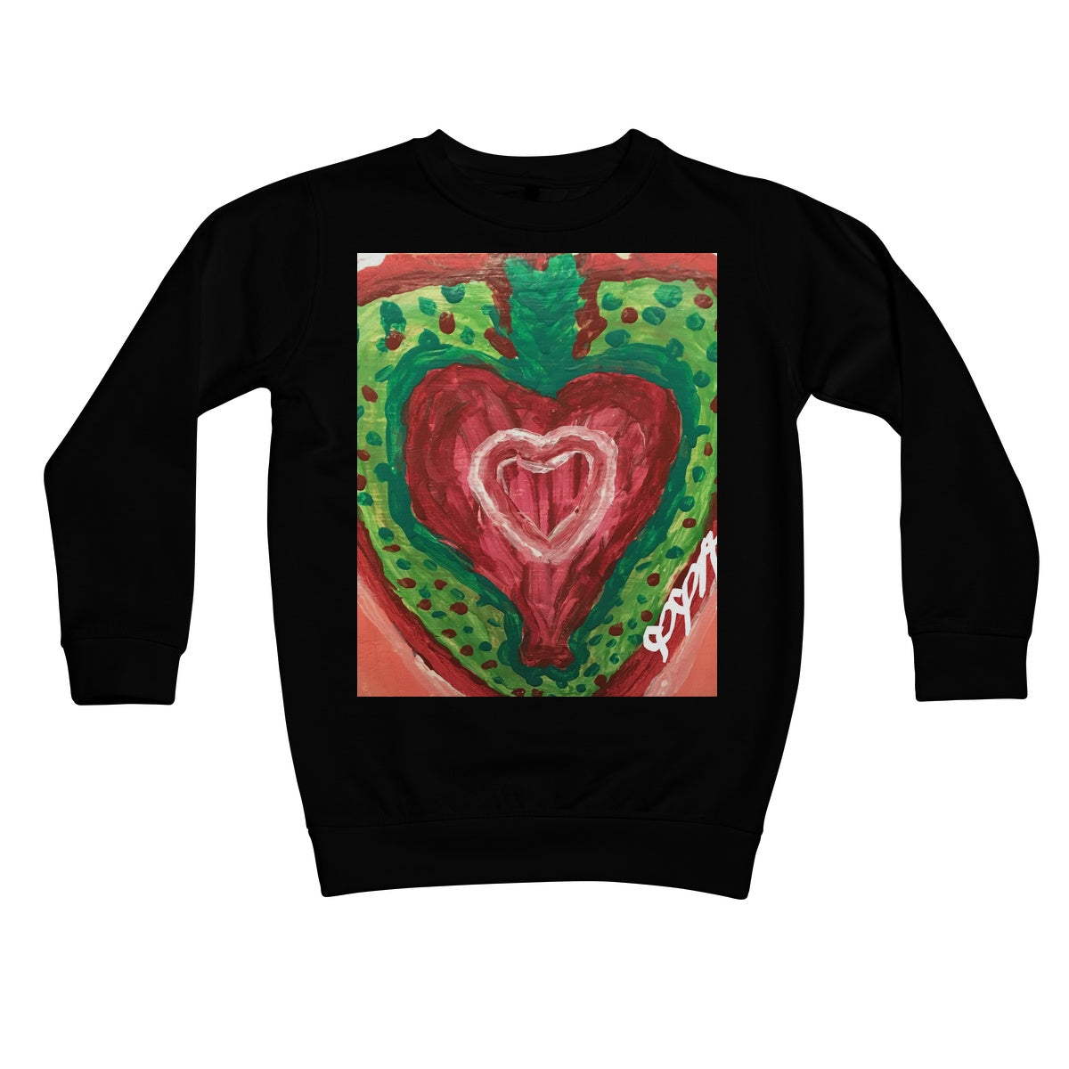 SACRED HEART OF THE SEED OF LIFE KIDS SWEATSHIRT