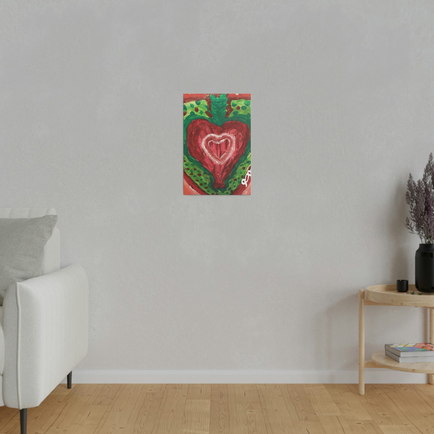 SACRED HEART OF THE SEED OF LIFE MATTE CANVAS (Stretched, 0.75")