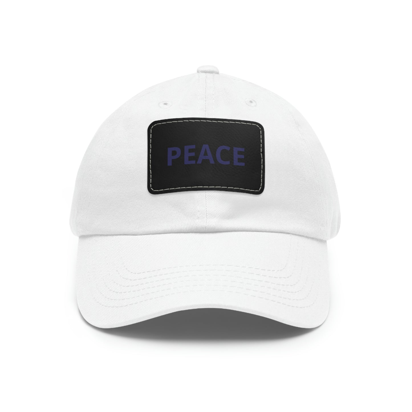 PEACE HAT WITH LEATHER PATCH