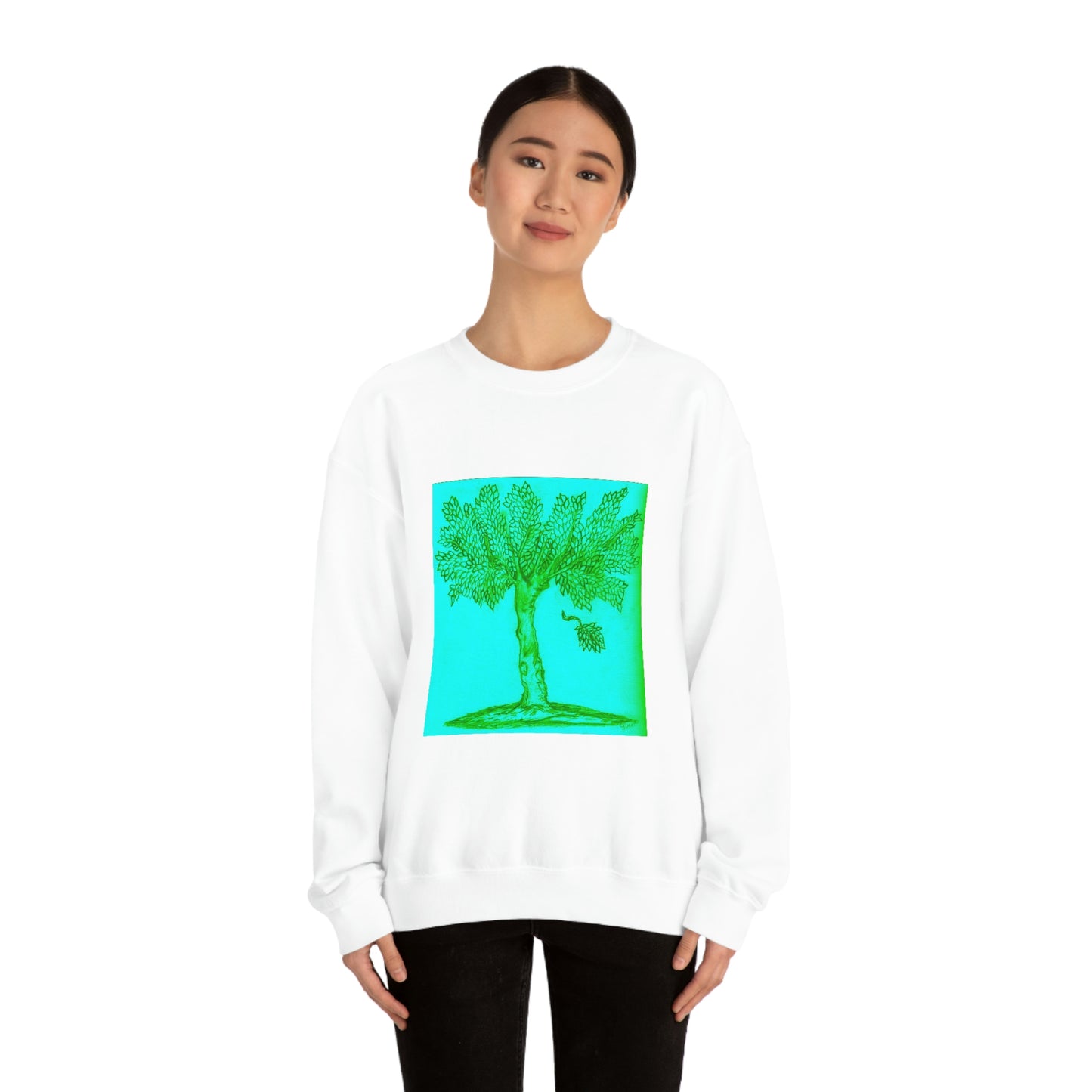 Unisex Heavy Blend™ Crewneck Sweatshirt TREE OF LIFE  OF VICTORY