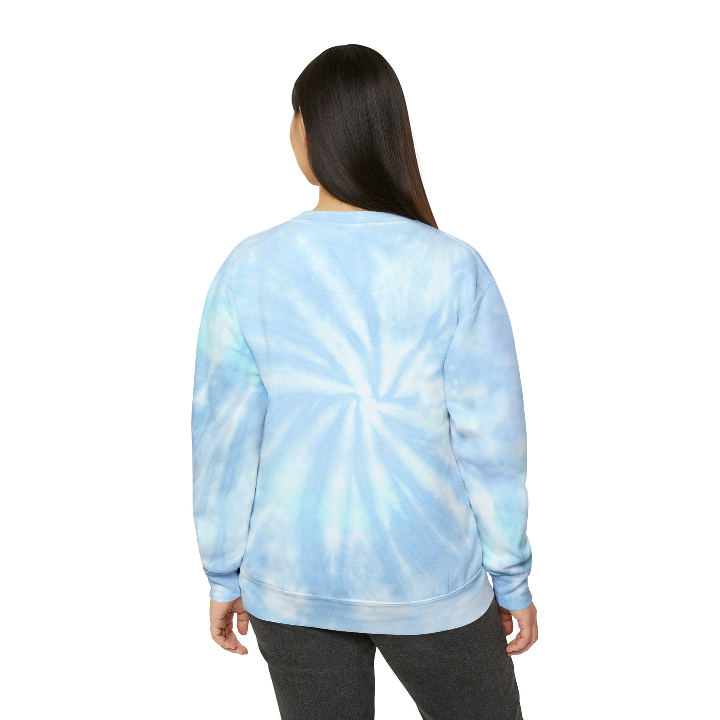 PEACE POWER UNISEX TIE-DYE SWEATSHIRT