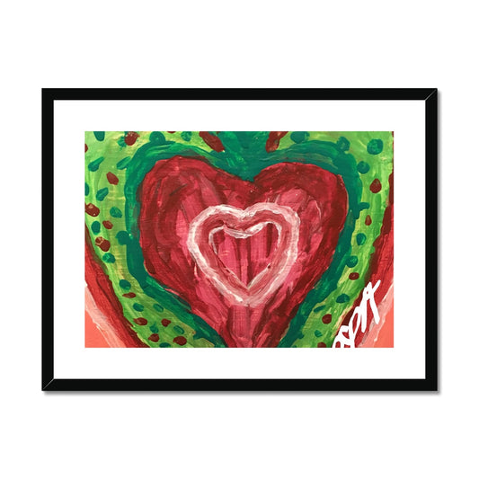 SACRED HEART OF THE SEED OF LIFE PRINT (Framed & Mounted Print)