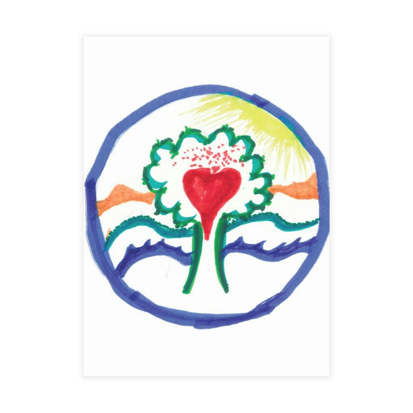 SUNSHINE TREE CHILDREN'S THANK YOU CARD