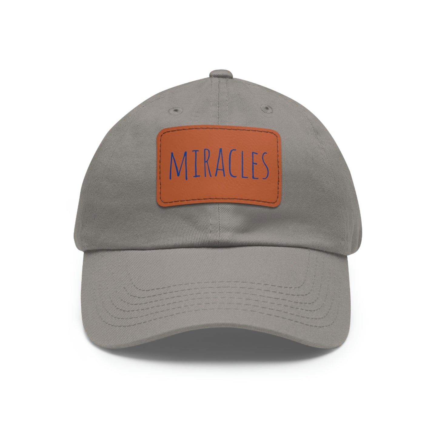 MIRACLES HAT WITH LEATHER PATCH