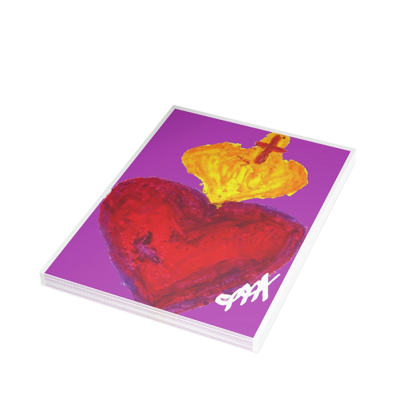 SACRED HEART PURPLE DAY CARDS (Greeting Card Bundles (10, 30, 50 pcs))