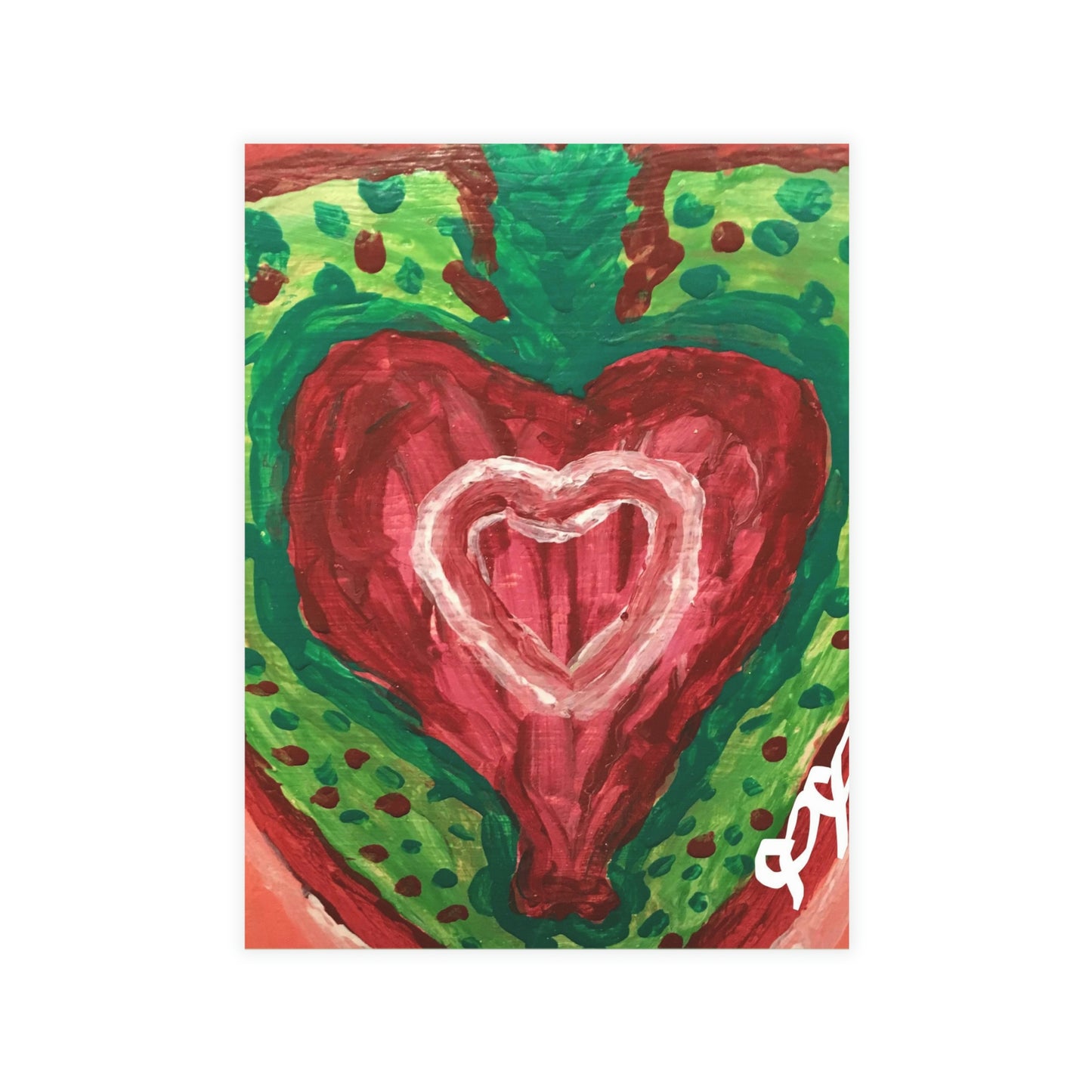 SACRED HEART OF THE SEED OF LIFE DAY CARDS (Greeting Card Bundles (10, 30, 50 pcs))