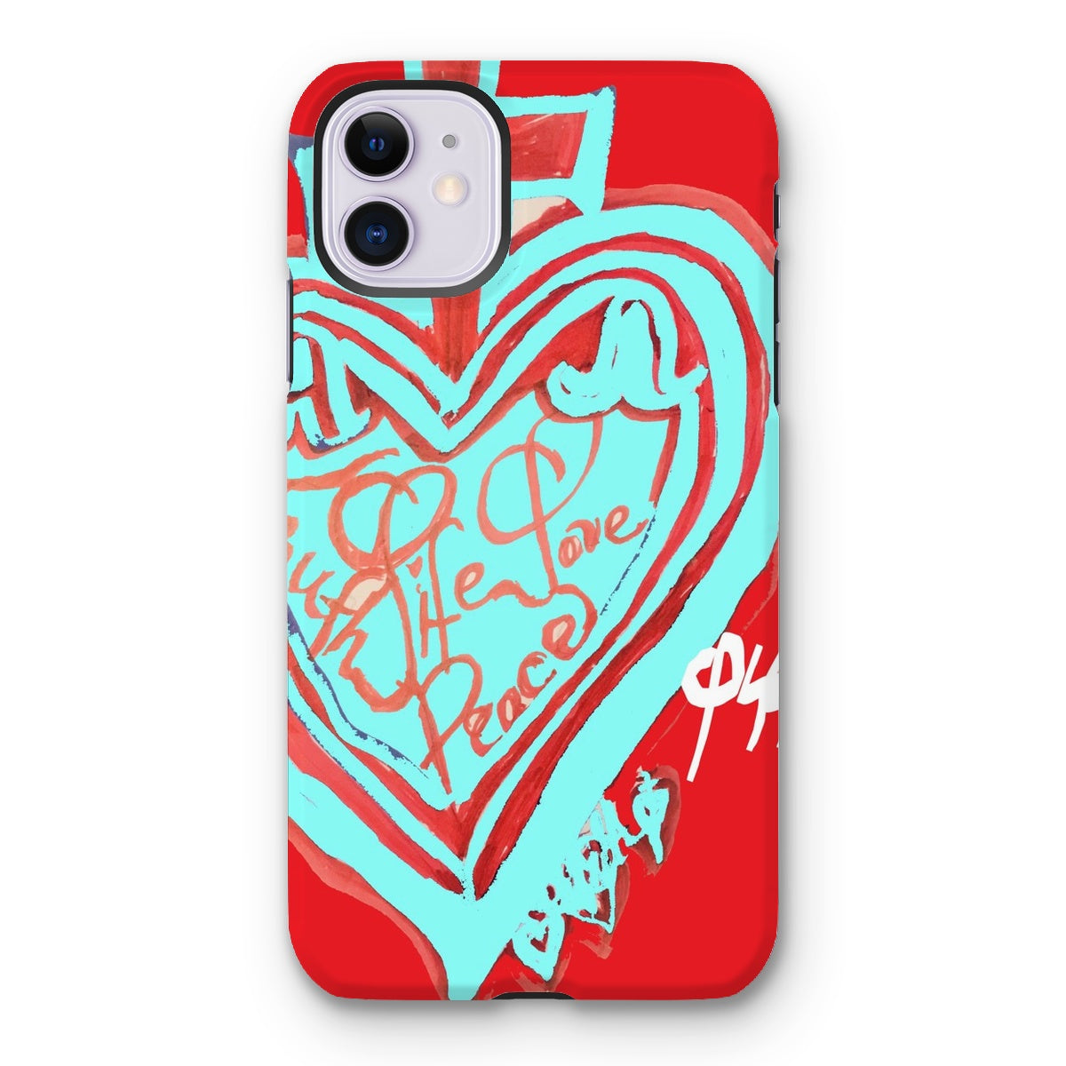 SACRED HEART OF HAPPINESS TOUGH PHONE CASE