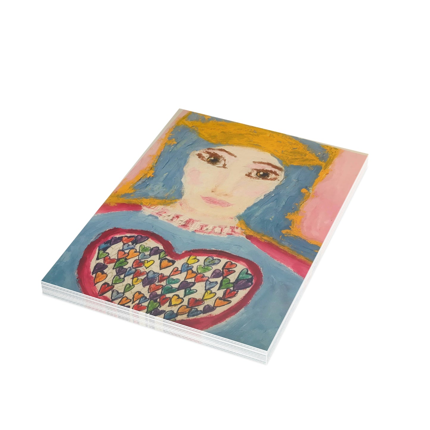 VIRGIN MARY SACRED HEART DAY CARDS (Greeting Card Bundles (10, 30, 50 pcs))