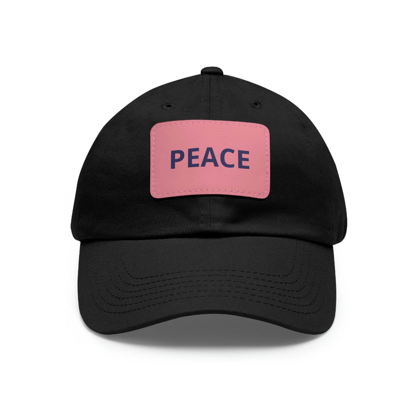 PEACE HAT WITH LEATHER PATCH