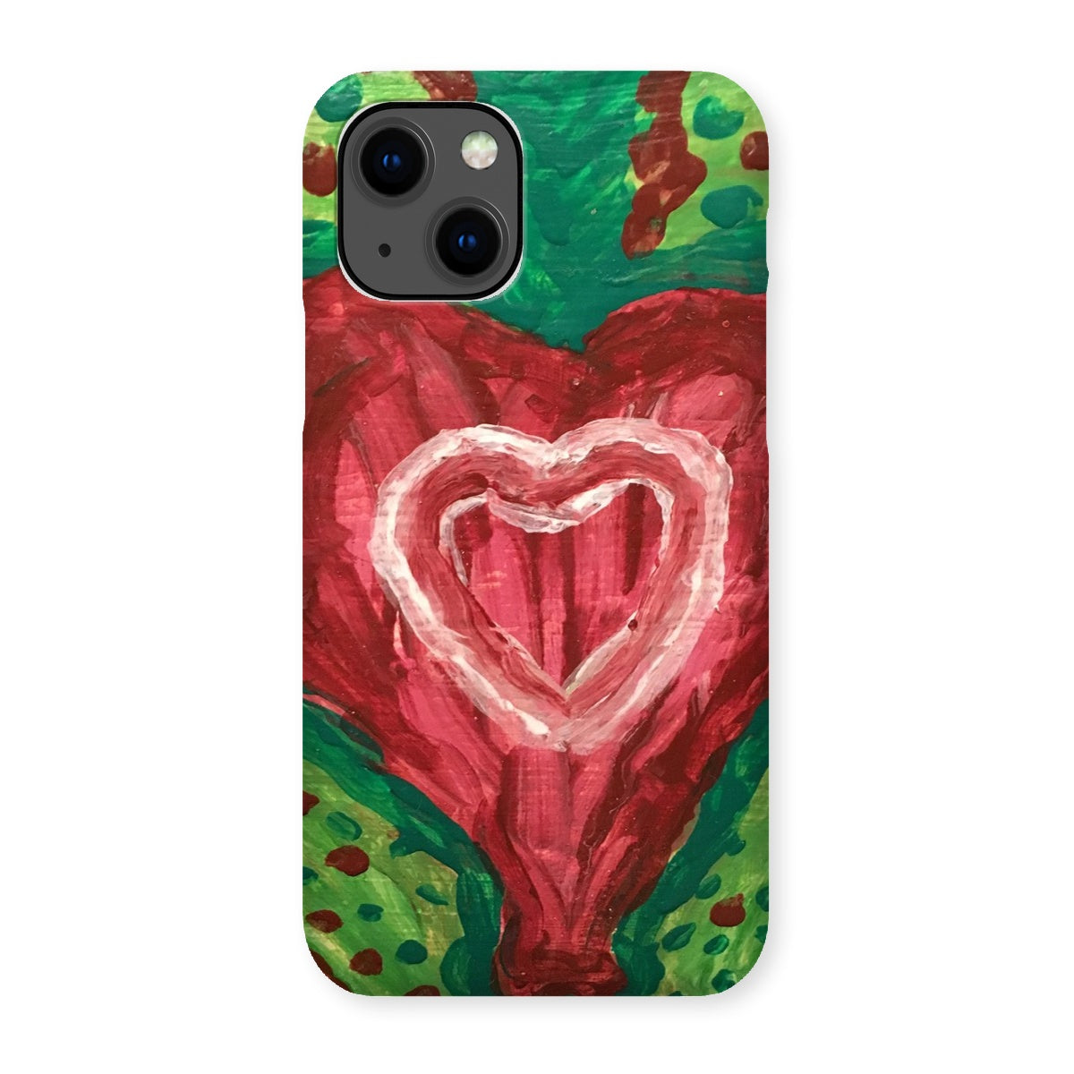 SACRED HEART OF THE SEED OF LIFE SNAP PHONE CASE