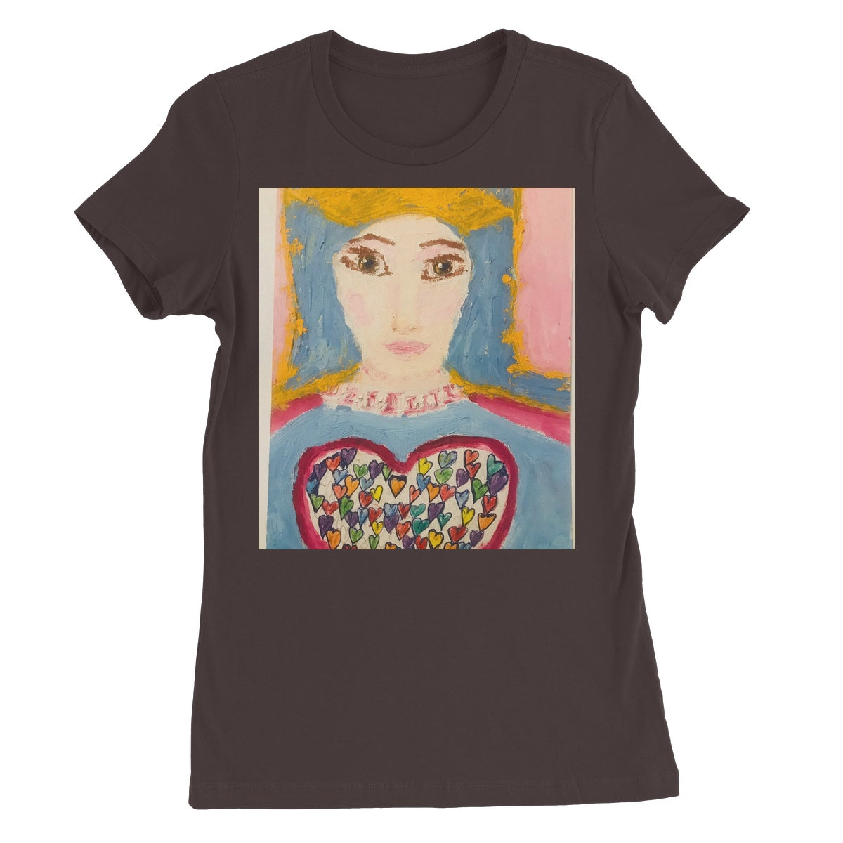 MARY OF SACRED HEART OF LIFE WOMENS TSHIRT