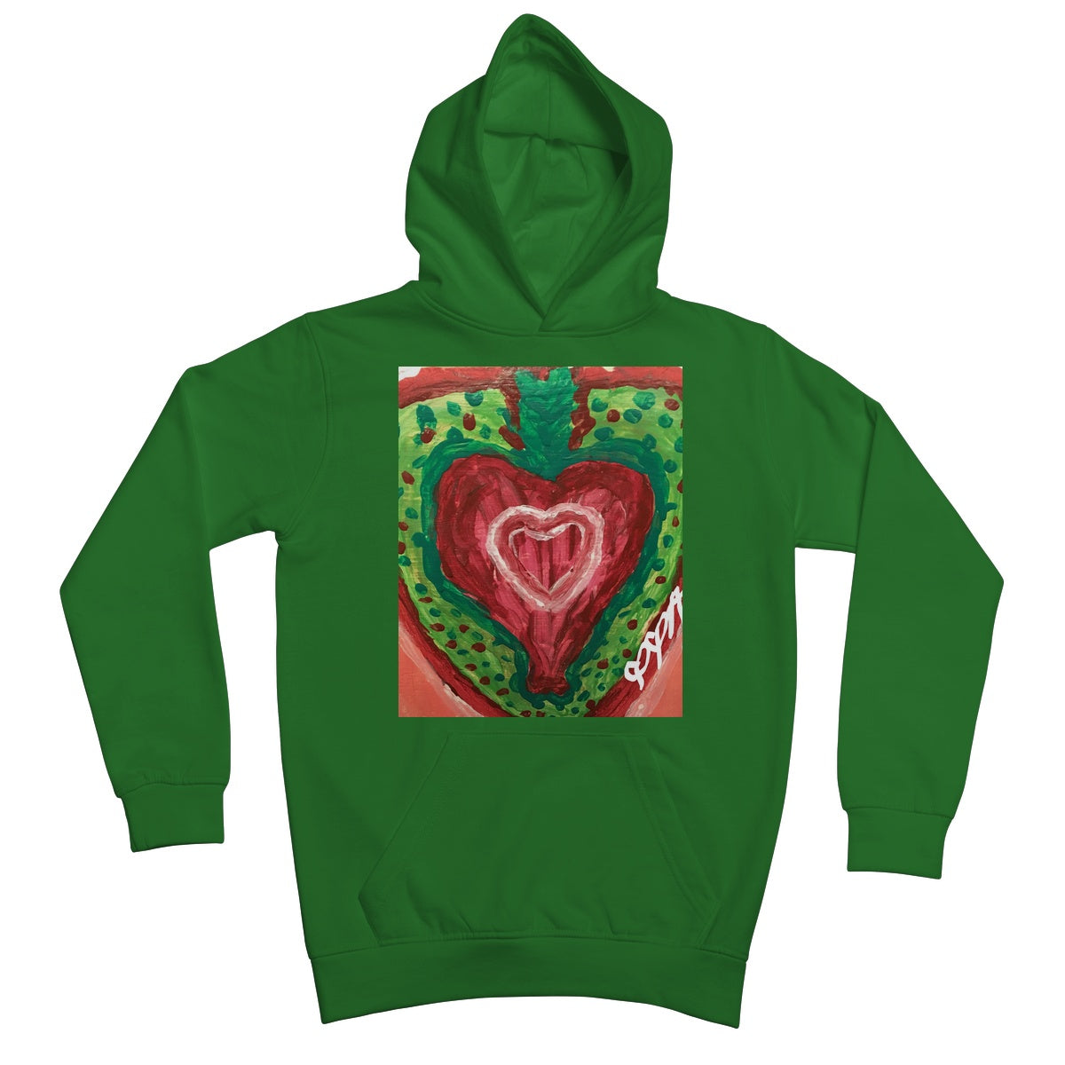 SACRED HEART OF THE SEED OF LIFE KIDS HOODIE