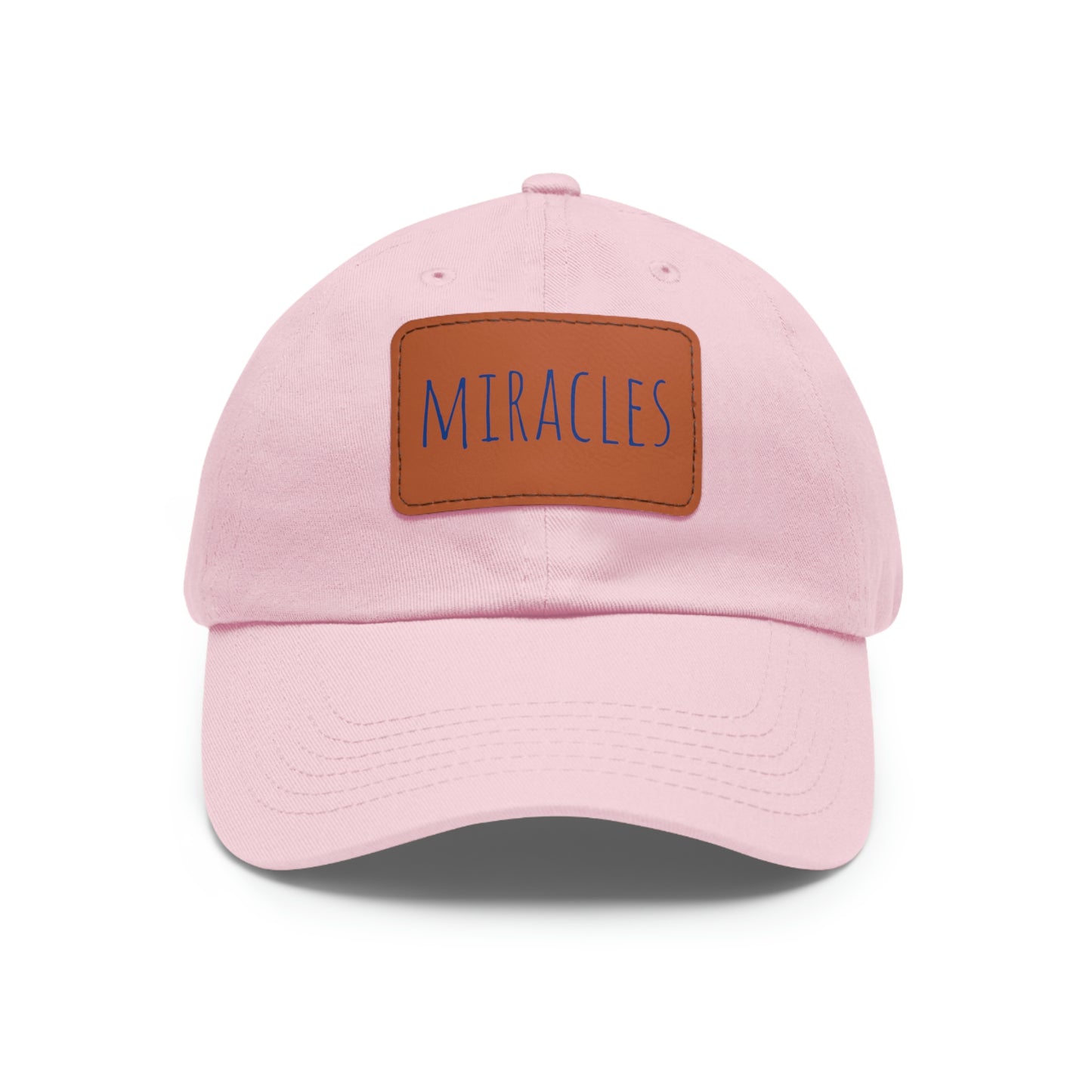 MIRACLES HAT WITH LEATHER PATCH