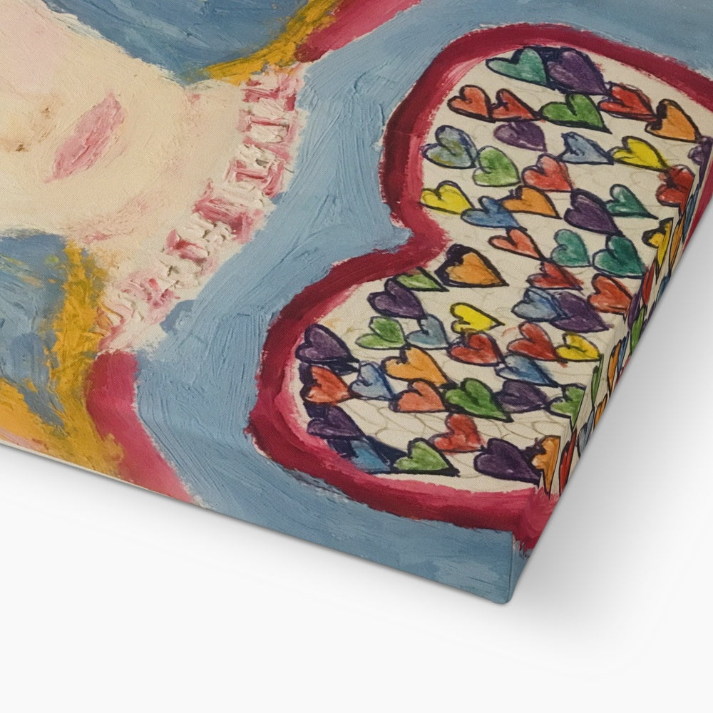 MARY OF SACRED HEART OF LOVE LIFE CANVAS