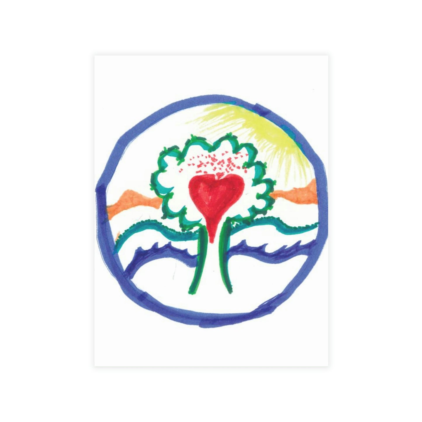 SUNSHINE TREE CHILDREN'S THANK YOU CARD