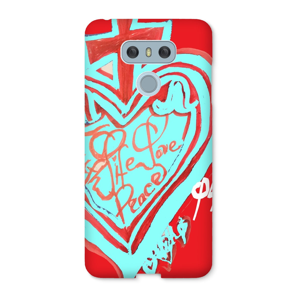 SACRED HEART OF HAPPINESS SNAP PHONE CASE