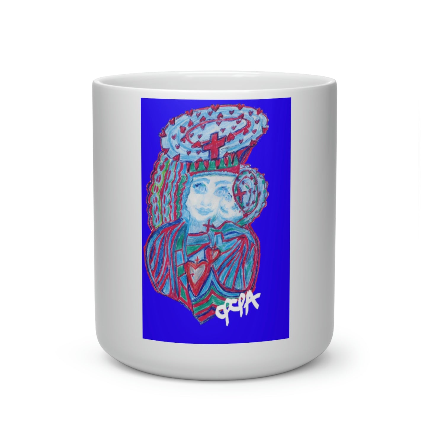 MARY AND JESUS MIRACLE MUG (Heart Shape Mug)