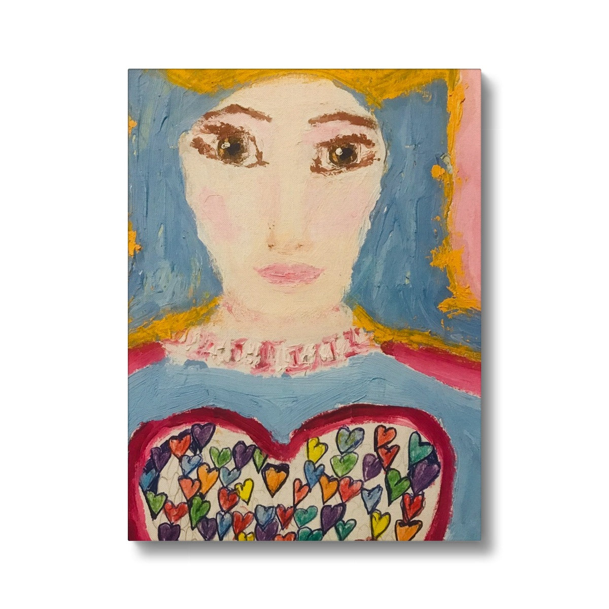 MARY OF SACRED HEART OF LOVE LIFE CANVAS