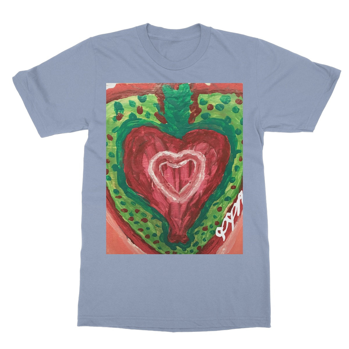 SACRED HEART OF THE SEED OF LIFE SOFTSTYLE T-SHIRT