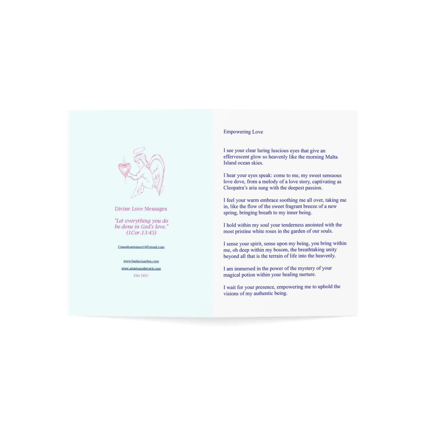 EMPOWERING LOVE CARDS (Greeting Cards (1, 10, 30, and 50pcs))