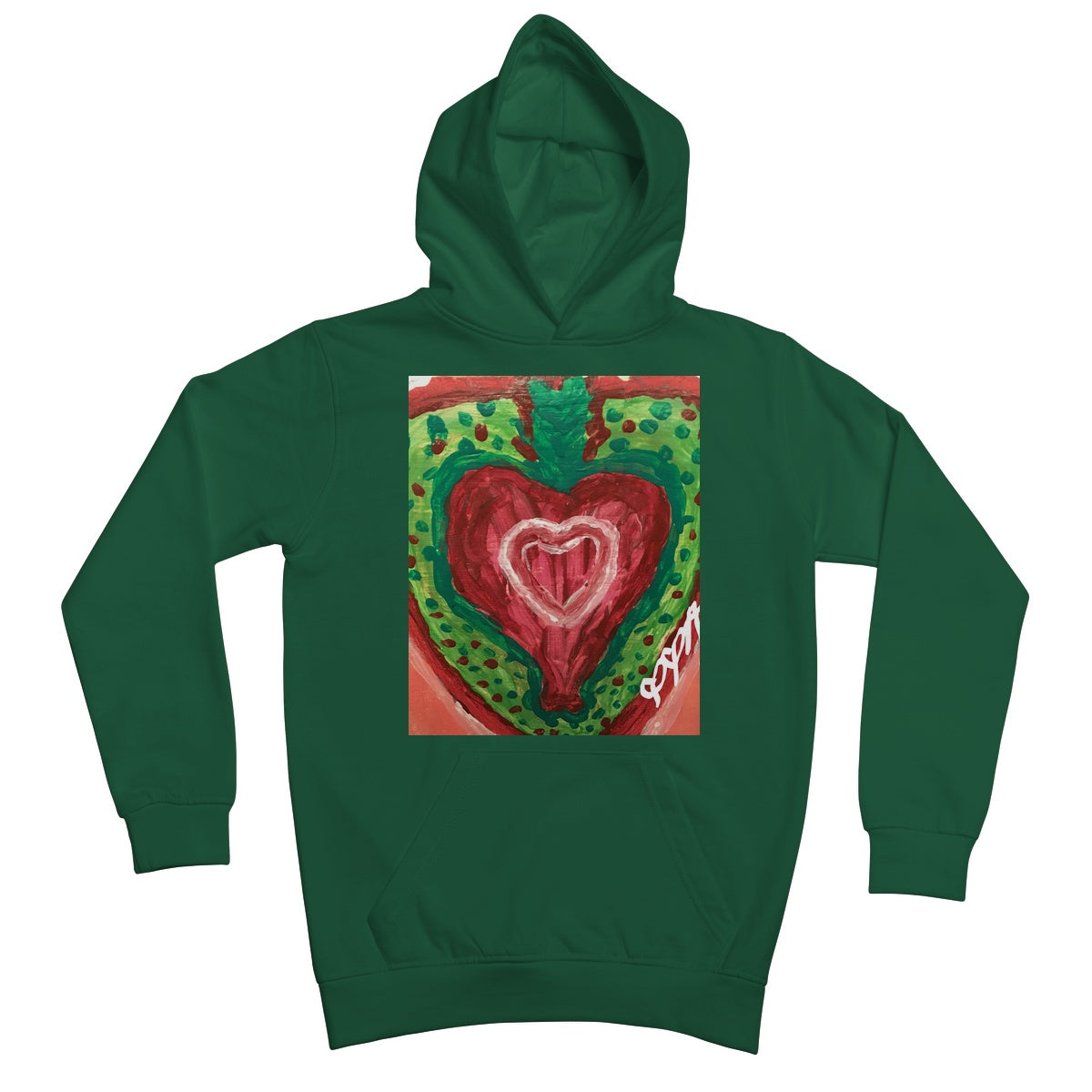 SACRED HEART OF THE SEED OF LIFE KIDS HOODIE