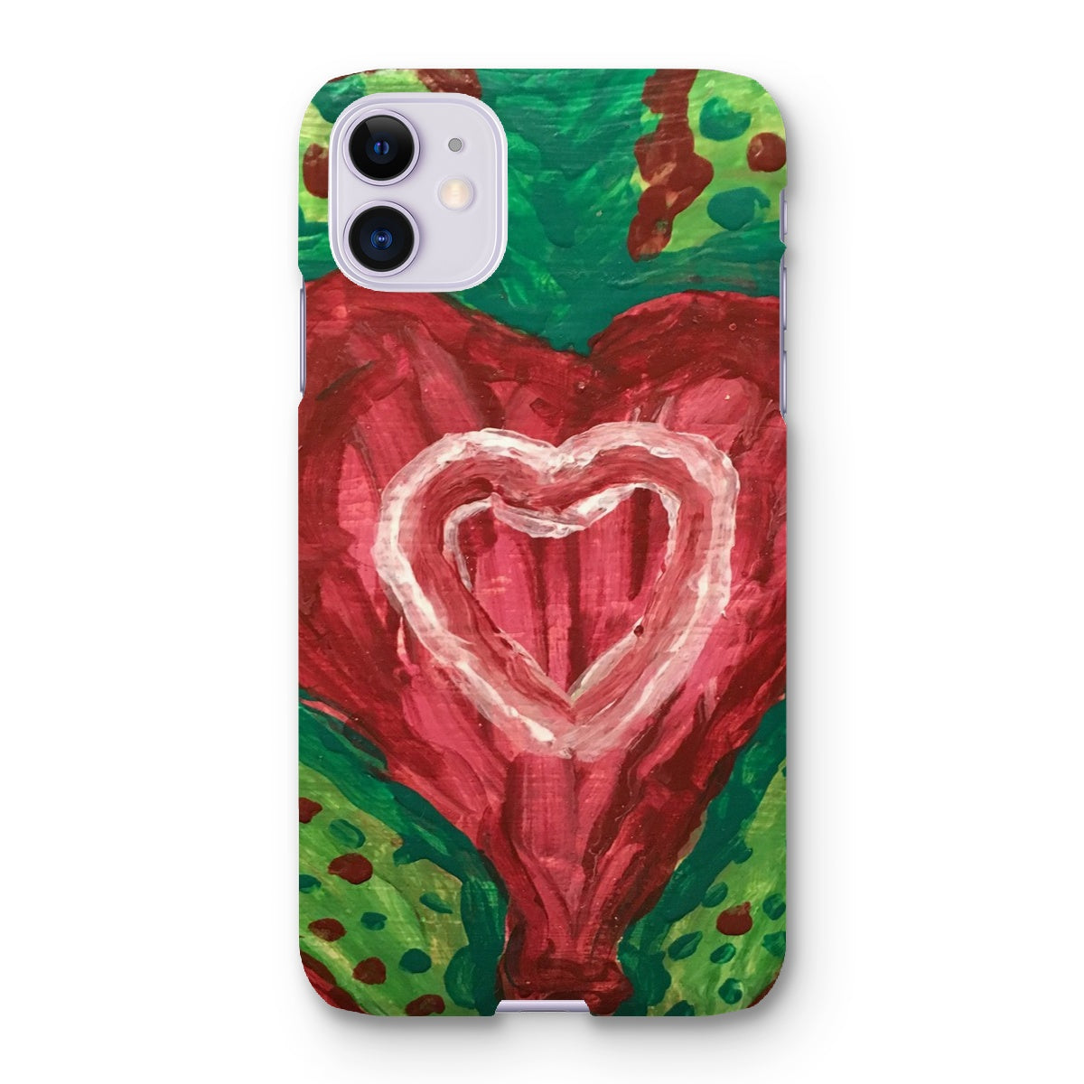 SACRED HEART OF THE SEED OF LIFE SNAP PHONE CASE