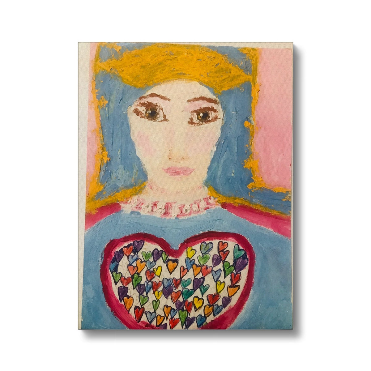 MARY OF SACRED HEART OF LOVE LIFE CANVAS