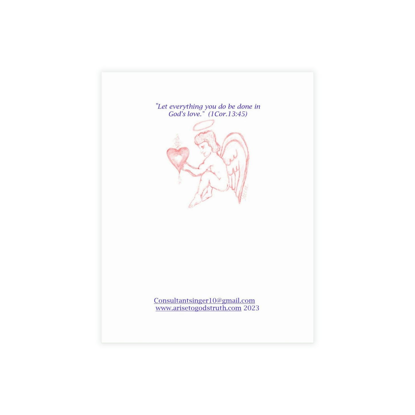 SACRED HEART OF LIGHT CARDS (Greeting Card Bundles (10, 30, 50 pcs))