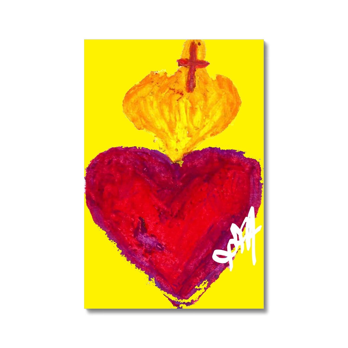 SACRED HEART ETERNAL LOVE PRINT (Hahnemühle German Etching Print)