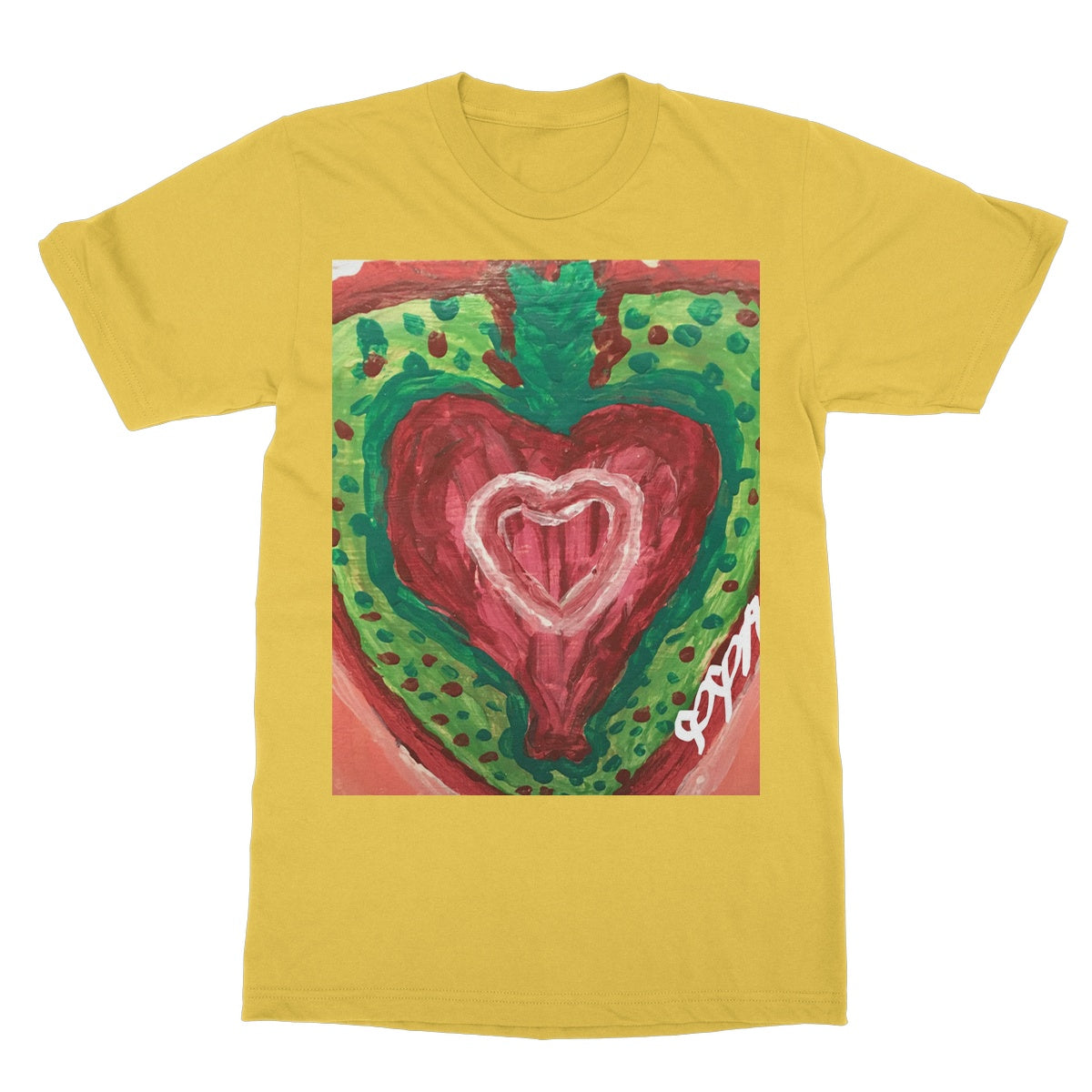 SACRED HEART OF THE SEED OF LIFE SOFTSTYLE T-SHIRT