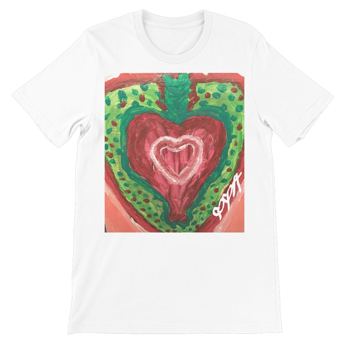 SACRED HEART OF THE SEED OF LIFE UNISEX SHORT SLEEVE T-SHIRT