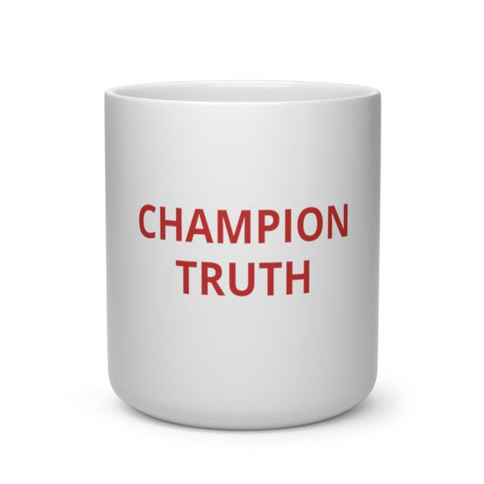 CHAMPION TRUTH MUG (Heart Shape Mug)